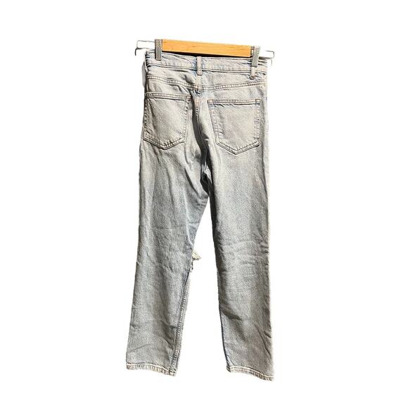 Reformation‎ Light Wash Montego Destroyed Women's Jeans Size 24 - Picture 2 of 6